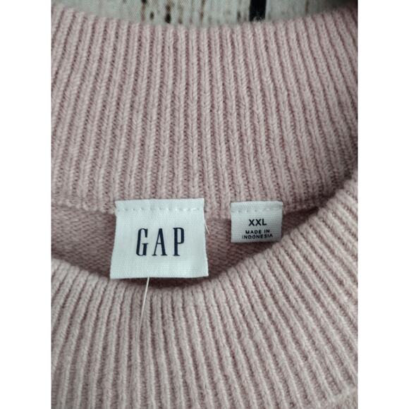 Gap NEW Soft & Stretchy Mock-Neck Long Slv Sweater Dress in Mauve Mist XXL - Picture 7 of 10